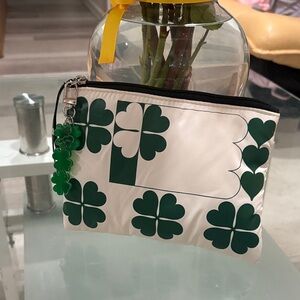 Leaf Clover Wristlet bag new